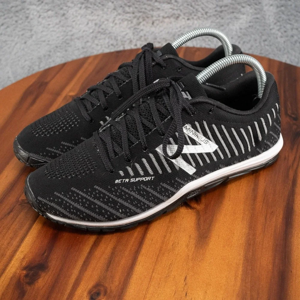 New Balance Minimus 20v7 Triple Black Athletic Barefoot Sneakers Mens 7.5 D